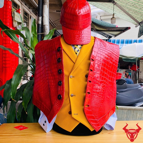 Khẳng định gu thời trang độc bản với vest da cá sấu Vest da cá sấu thật cho người yêu thời trang cao cấp