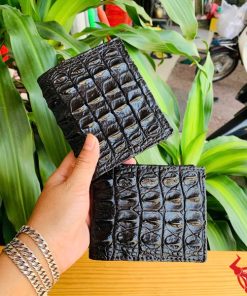 Ví da cá sấu gai lưng cao cấp cho nam