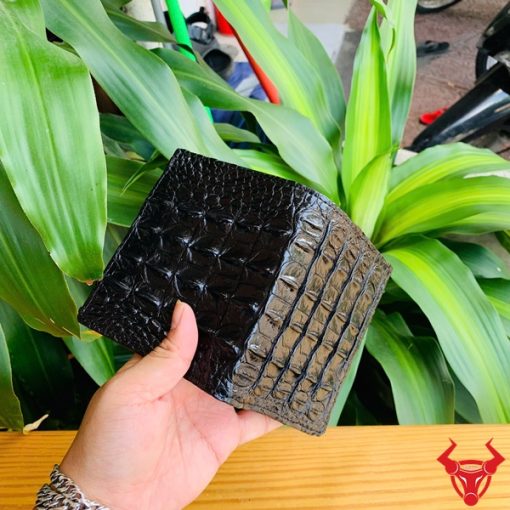 Ví da cá sấu VR360 gai lưng cho doanh nhân
