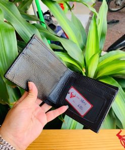 Ví da cá sấu thật cho nam, kiểu gai lưng sang trọng