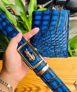 Combo Da Cá Sấu Patina – Phong Cách Hoàn Hảo Cho Quý Ông