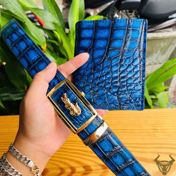 Combo Da Cá Sấu Patina – Phong Cách Hoàn Hảo Cho Quý Ông