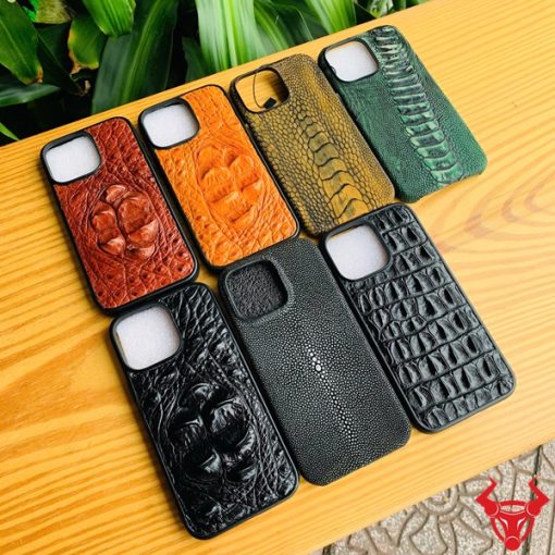 Ốp iPhone 16 Pro Max thủ công bằng da các loại