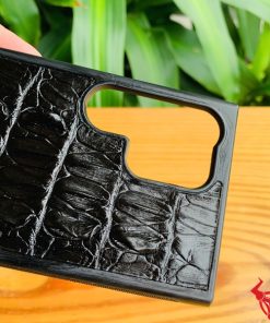 Ốp lưng thủ công da cá sấu cao cấp cho S24 Ultra