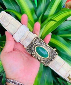 TSK95 – Thắt Lưng Cá Sấu Bạch Tạng, Đẳng Cấp Từ Ánh Nhìn Đầu Tiên