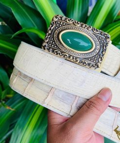 Thắt Lưng Bạch Tạng TSK95 – Chất Liệu Hiếm, Thiết Kế Sang Trọng