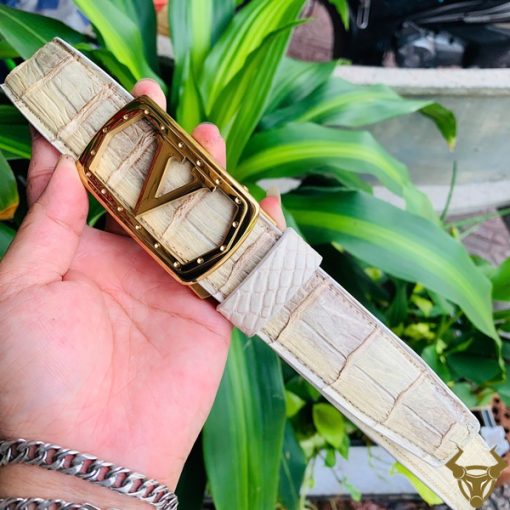 TSK126 – Dây Nịt Da Cá Sấu Cao Cấp Cho Phái Mạnh