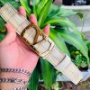 TSK126 – Thắt Lưng Cá Sấu Bạch Tạng Khóa Chữ V Đẳng Cấp