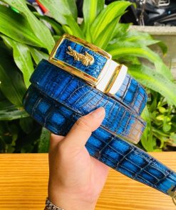 TLA8B2 – Dây Nịt Cá Sấu Patina, Sang Trọng & Bền Bỉ