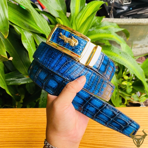 TLA8B2 – Dây Nịt Cá Sấu Patina, Sang Trọng & Bền Bỉ