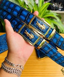 Thắt Lưng Cá Sấu Patina TLA8B2 – Đẳng Cấp Từ Da Thật