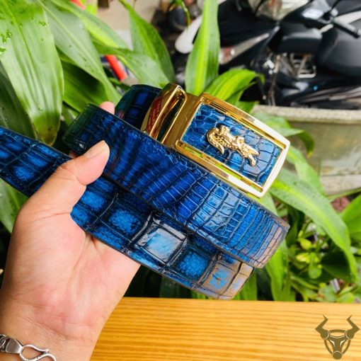 Thắt Lưng Da Bụng Cá Sấu TLA8B2 – Mềm Mại, Tinh Tế