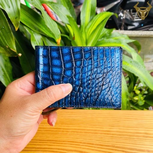 Ví Kẹp Tiền Nam Da Cá Sấu VOA8 – Phong Cách Doanh Nhân