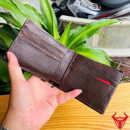Ví Da Cá Sấu VFA1 Màu Nâu Đất Độc Đáo