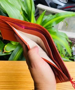 Ví Mini VFA1 Màu Nâu Đỏ Phong Cách Hiện Đại