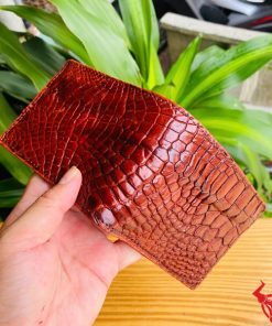 Ví Da Gai Tay VFA5 Màu Nâu Sẫm Đẳng Cấp