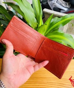 Ví Da Cá Sấu VFA5 Màu Nâu Sẫm Độc Đáo
