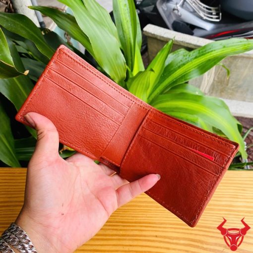Ví Da Cá Sấu VFA5 Màu Nâu Sẫm Độc Đáo