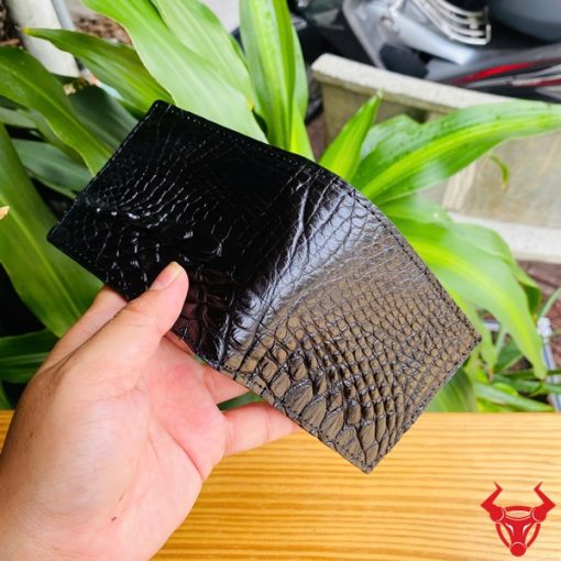 Ví Da Cá Sấu VFA5 Màu Đen Đẳng Cấp