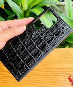 Ốp điện thoại S24 Ultra da cá sấu thiên nhiên tinh tế