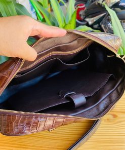 Cặp xách nam da cá sấu cao cấp cho doanh nhân CSA8