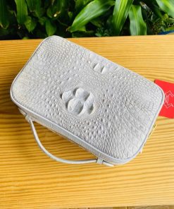 Clutch da cá sấu trắng cao cấp CJA4 dành cho nam giới.