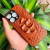 Ốp Lưng iPhone 16 Pro Da Cá Sấu Gù Thủ Công – Mạnh Mẽ và Tinh Tế