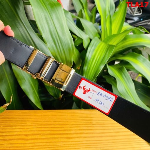 Dây nịt da cá sấu FBA9B2 đen – lựa chọn của người thành đạt.