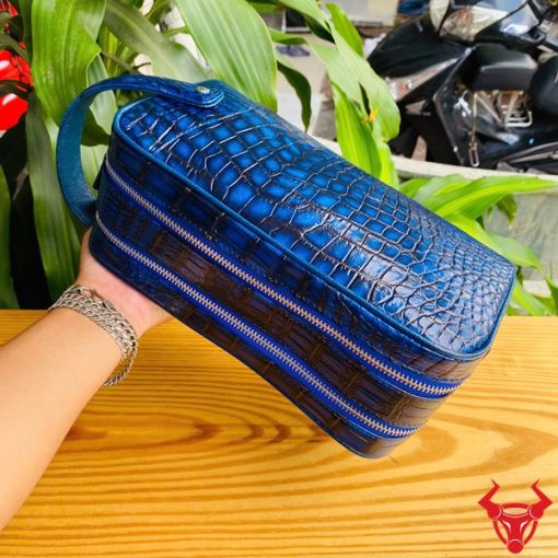 Túi clutch xanh patina CGA8 – thiết kế độc bản cho cá nhân độc nhất.