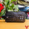 Clutch da cá sấu đen CGA4 – vẻ đẹp của sự quyền uy.
