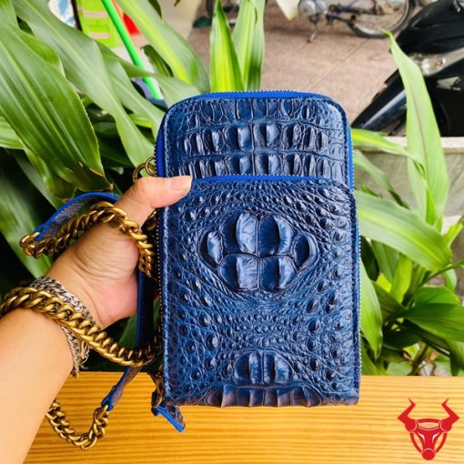 Túi da gù cá sấu bền bỉ, cao cấp, năng động, tiện dụng.