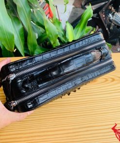 Clutch nam da cá sấu thật CJA4 – phong cách thành công.