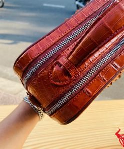 Túi da gù cá sấu CJA4 tinh tế từng chi tiết thủ công