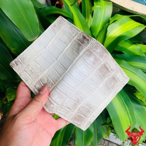 Ví da cá sấu bạch tạng, đại diện cho thời trang và đẳng cấp.