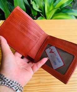 Ví da cá sấu nâu đỏ VBA7 – lựa chọn tinh tế cho quý ông lịch lãm.