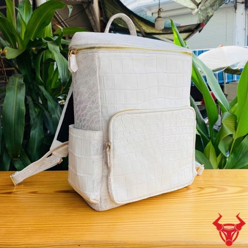 balo da cá sấu bạch tạng cao cấp thời trang thượng lưu quyền lực