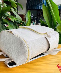 balo da cá sấu bạch tạng tinh tế tối giản sang trọng