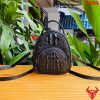Balo mini cá sấu đen, sang trọng, thời thượng.