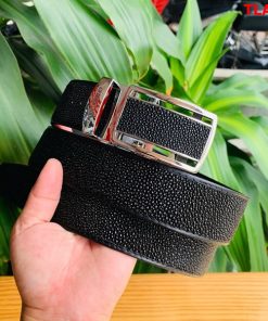 Thắt lưng da cá đuối bản 4cm TLA17 sang trọng khác biệt