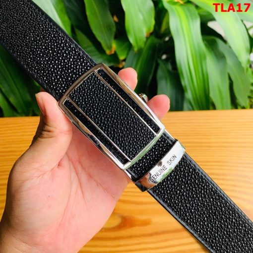Thắt lưng da cá đuối bản 4cm TLA17 cho quý ông
