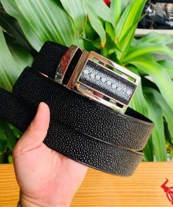 Thắt lưng nam độc đáo da cá đuối TLA17 mặt gai