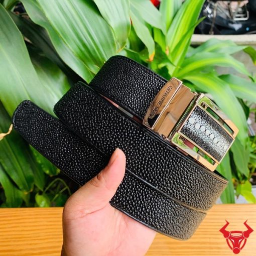 Thắt lưng da cá đuối bản 4cm TLA17 dành cho phái mạnh