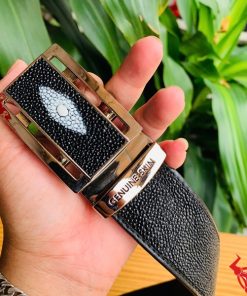 Thắt lưng nam da cá đuối thật TLA17 sang trọng