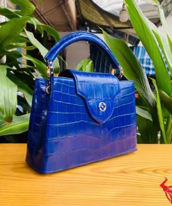 Túi xách nữ navy bóng kính cao cấp.