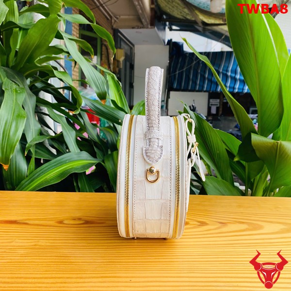 Túi Xách Tròn TWBA8 Sự Lựa Chọn Của Nàng Hiện Đại Túi xách tròn cá sấu, trẻ trung, tiện lợi.